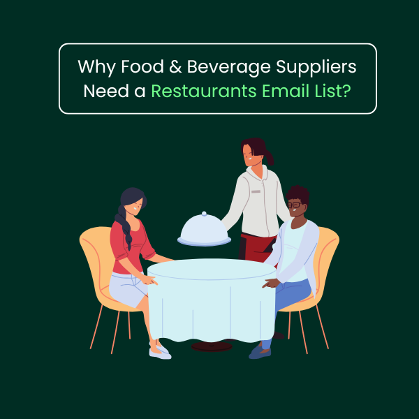 Restaurants email list with verified restaurant owner contacts