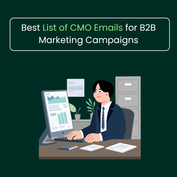 CMO email list for marketing executives and decision makers