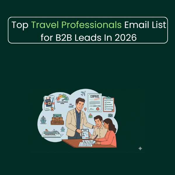 Top Travel Professionals Email Database for B2B Leads In 2026
