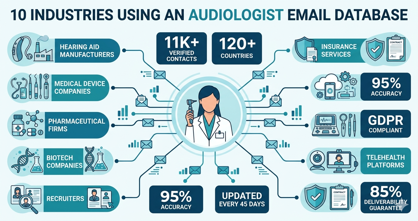 Industries That Benefit Most from an Audiologist Email Database